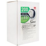 Lampki choinkowe 200 led zimny biały wewnętrzne biały kabel (białe opakowanie) - obrazek 2