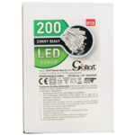 Lampki choinkowe 200 led zimny biały wewnętrzne biały kabel (białe opakowanie) - obrazek 3
