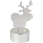 Renifer Akrylowy z Podświetleniem LED - Ozdoba Nocna