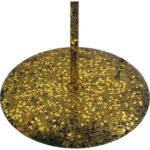 CHOINKA STOŻEK - RATTAN Z METALEM 98CM BRĄZOWA - obrazek 3