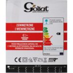 Kurtyna Świetlna LED 200 Białych Lampek z Dodatkowym Gniazdem, Do Użytku Wewnętrznego i Zewnętrznego, 3mx1m - obrazek 2