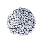 Zewnętrzne i Wewnętrzne Lampeczki Choinkowe 200 LED z Efektem Flash, Kolor Zimny Biały, Zasilanie Sieciowe, IP44, Długość 10m - obrazek 3