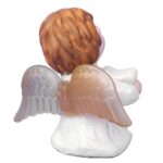 Ceramiczny Anioł z Lirą jako Dekoracja lub Element Pomnika, 9 cm - obrazek 2