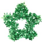 Dekoracja świąteczna Gwiazda do zawieszenia z folii zielona