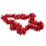 Dekoracja świąteczna Choinka do zawieszenia z folii czerwona 30 cm - obrazek 2