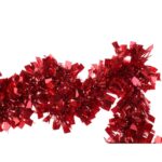 Dekoracja świąteczna Choinka do zawieszenia z folii czerwona 30 cm - obrazek 3