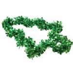 Dekoracja świąteczna Choinka do zawieszenia z folii zielona 30 cm - obrazek 2