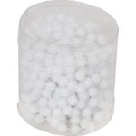 BIAŁE KORALE NA SZPULI 6 MM, DŁUGOŚĆ 4 M - obrazek 2