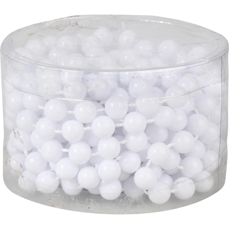 2015SD-002B Białe Korale na Szpulce 6mm, 5m - obrazek 1