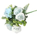 WIOSNA W PUDROWYM BŁĘKICIE - BUKIECIK SZTUCZNYCH KWIATÓW - obrazek 3