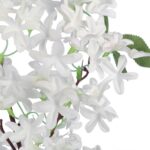 Artystyczna Gałązka Bzu Koloru Białego, 80 cm - obrazek 2