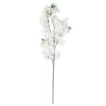 Artystyczna Gałązka Bzu Koloru Białego, 80 cm
