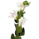 Sztuczny Kwiat - Biała Gałązka Clematisa, 95 cm