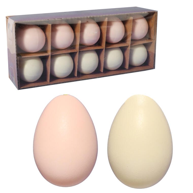 208JF-325010 JAJKA wielkanocne wydmuszki Pastelowe 5cm 10sztuk - obrazek 1