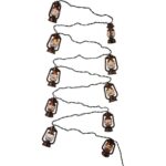 Lampki choinkowe LED w kształcie latarenek, 20 sztuk, długość 2,85 cm