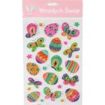 Kolorowe Naklejki Samoprzylepne na Okno - Motylki, Komplet 26 Sztuk