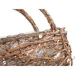 PODKŁAD FLORYSTYCZNY KOSZYK  OSŁONKA Z FASZYNY RATTANOWEJ 24 CM - obrazek 3