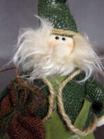 Mikołaj Dekoracja Wisząca 56x16cm ze Zwisającymi Nogami [YHAZ3038B-6] - obrazek 2