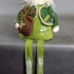 Mikołaj Dekoracja Wisząca 56x16cm ze Zwisającymi Nogami [YHAZ3038B-6]