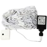 Niebieska Siatka Świetlna LED 180 diod - Dekoracja Choinkowa i Pomieszczeń IP20 - obrazek 2