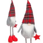 SKRZAT Świąteczny Krasnal GNOM Ozdoba Świąteczna skandynawska Prezent 40 cm CZERWONY CH