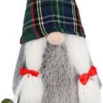 SKRZAT Świąteczny Krasnal GNOM Ozdoba Świąteczna skandynawska Prezent 40 cm ZIELONY DZ - obrazek 3