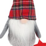 SKRZAT Świąteczny Krasnal GNOM Ozdoba Świąteczna skandynawska Prezent 40 cm CZERWONY CH - obrazek 3
