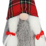 SKRZAT Świąteczny Krasnal GNOM Ozdoba Świąteczna skandynawska Prezent 40 cm CZERWONY DZ - obrazek 3