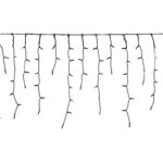 Kurtyna 240 lampek LED z  efektem flash i dodatkowym gniazdem biała - obrazek 3