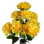 Bukiet 9 żółtych chryzantem [D-024E] - obrazek 2