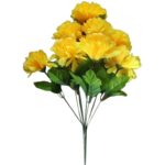 Bukiet 9 żółtych chryzantem [D-024E]