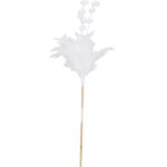 Pik z białymi piórkami i kulkami