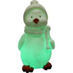 Podświetlany Pingwin LED 12,5 cm z Zmieniającym Kolorami Światłem - obrazek 2