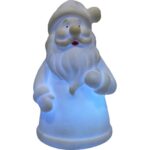 Podświetlana Figurka Mikołaja z Kolorowym Światełkiem LED, 12.5 cm - obrazek 2