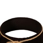 Osłona stojaka choinkowego welur brązowy Glamour - obrazek 2