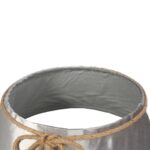 Osłona stojaka choinkowego welur srebrny Glamour - obrazek 2