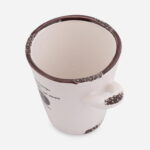 Stylowy Kubek Ceramiczny z Antypoślizgowymi Uszkami 10 cm - obrazek 3