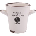 Stylowy Kubek Ceramiczny z Antypoślizgowymi Uszkami 10 cm