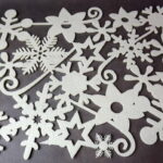 Prostokątna Serweta Filcowa koloru Kremowego 40x30cm