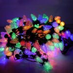 Multikolorowe Lampki Choinkowe w Kształcie Żołędzi 200LED, 19m, Do Użytku Zewnętrznego - obrazek 2