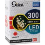 Lampki choinkowe 300 LED z programatorem, wewnętrzne i zewnętrzene, ciepły biały - obrazek 2