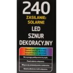 LAMPKI CHOINKOWE 240 LED-SOLARY  MULTI - obrazek 2