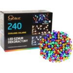 LAMPKI CHOINKOWE 240 LED-SOLARY  MULTI