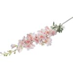 Gałązka Dekoracyjna Ostróżki Podwójnej w Kolorze Jasnoróżowym - obrazek 3