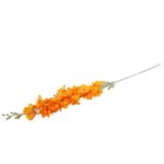 Ostróżka Pomarańczowa Dekoracyjna na Gałązce Podwójnej 80cm - obrazek 3