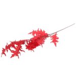 GAŁĄZKA LIŚCI DĘBU BŁOTNEGO 100 CM CZERWONA - obrazek 3