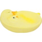 Żółta Ceramiczna Dekoracja Stołowa - Talerzyk w Kształcie Kaczki z Kaczątkiem - obrazek 2