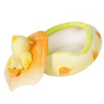 Szkatułka ceramiczna z kaczuszką 15 cm - obrazek 2