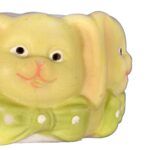 ZAJĄCZKI CERAMICZNA PODSTAWKA KIELISZEK DO JAJKA ŻÓŁTA - obrazek 3