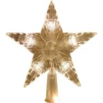 SIATKA ŚWIETLNA W KSZTAŁCIE CHOINKI Z GWIAZDĄ LED KOLOR CIEPŁY BIAŁY - obrazek 3